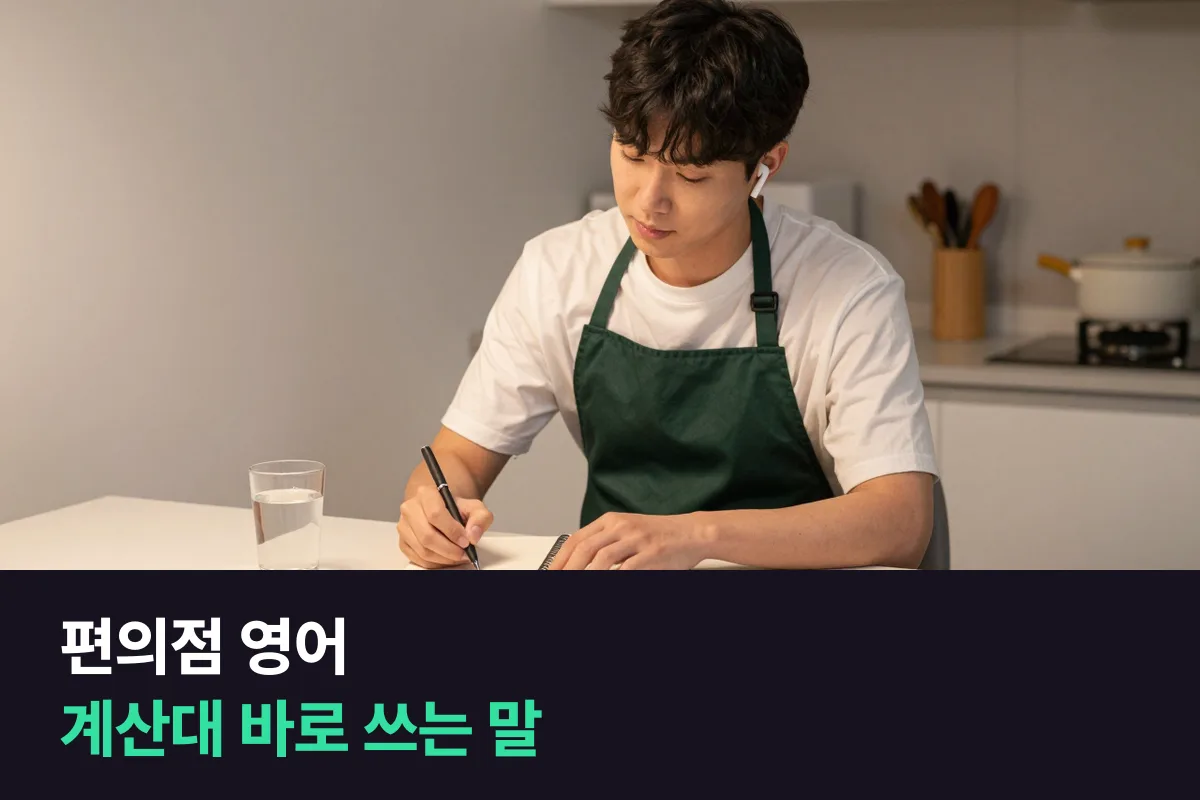 편의점 계산대의 외국인 손님 앞에서 당황하지 않으려면 영어는 무엇부터 익힐까요?