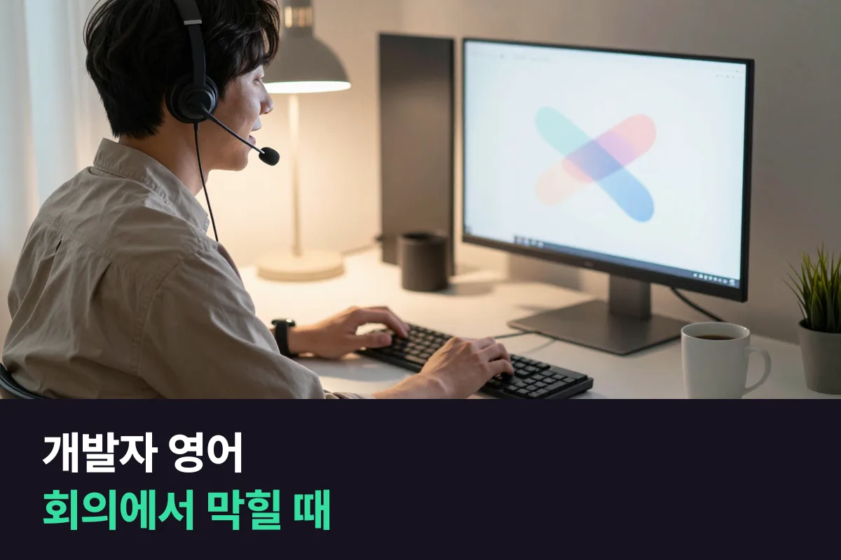 개발자 영어, 회의에서 말이 막히는 개발자를 위한 6가지 방법과 첫 한 달 계획