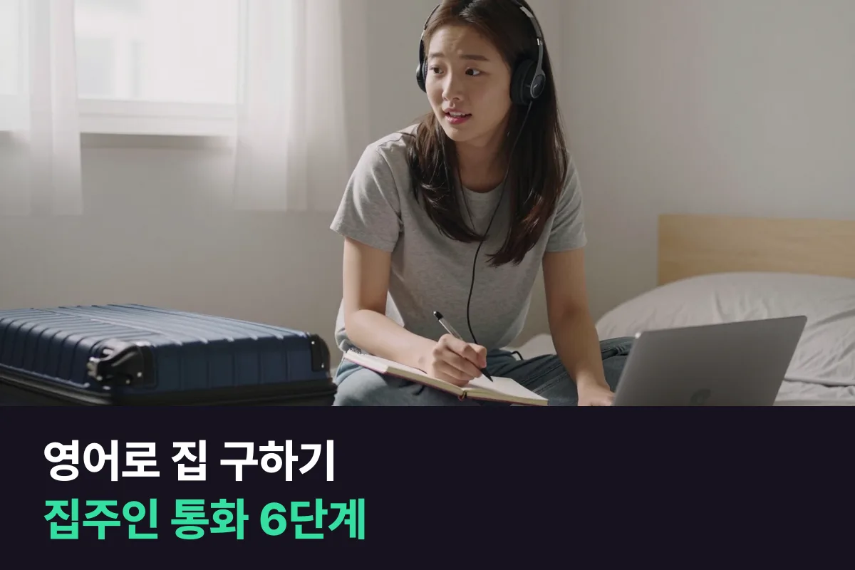 유학·워홀에서 영어로 첫 집을 구할 때 집주인과 나누는 6단계 통화 대본
