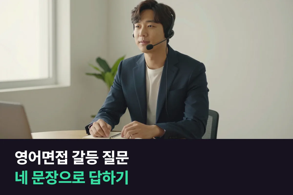 영어면접에서 동료와 갈등을 풀었던 경험을 물으면 어떻게 답하나요?
