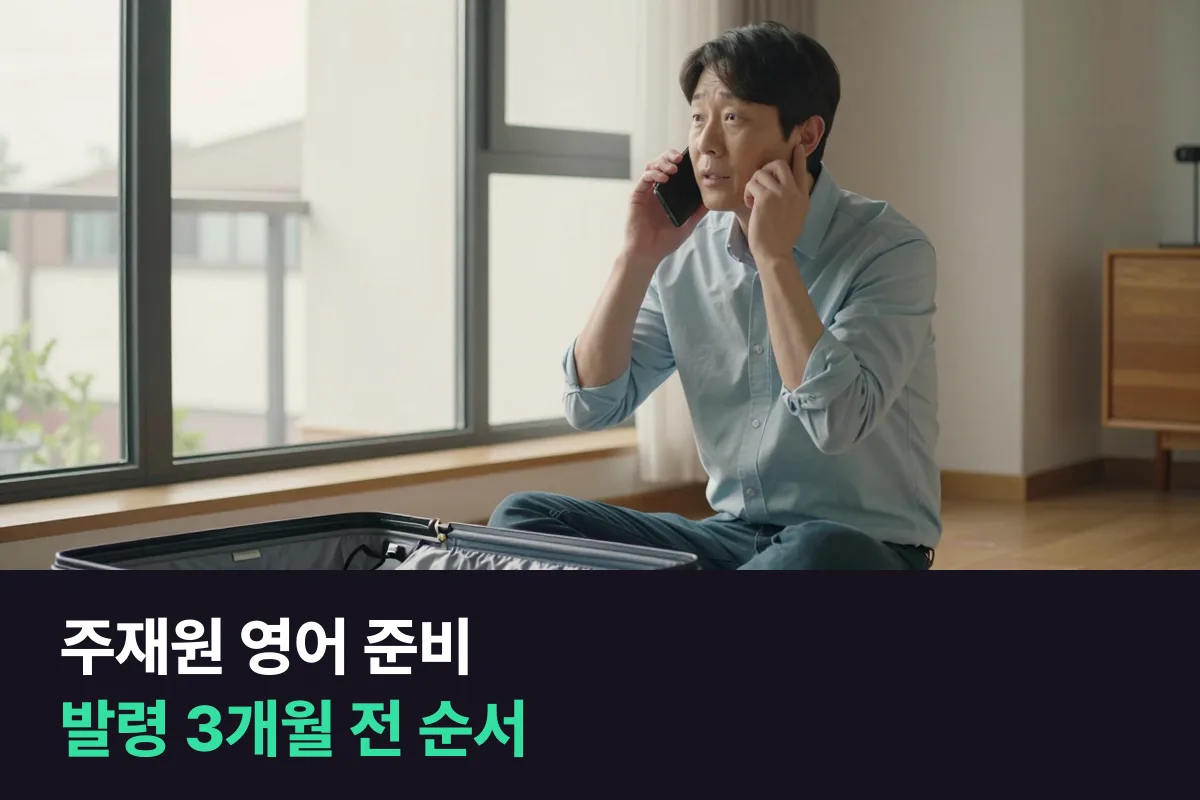 주재원 영어는 발령 3개월 전, 첫 출근 주에 쓸 말부터 준비하세요
