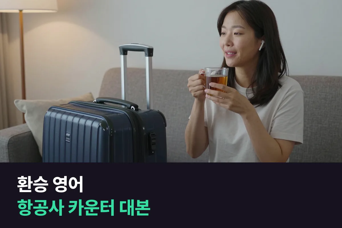 환승 영어로 연착되거나 연결편을 놓쳤을 때 항공사 카운터에서 쓰는 대본 양식