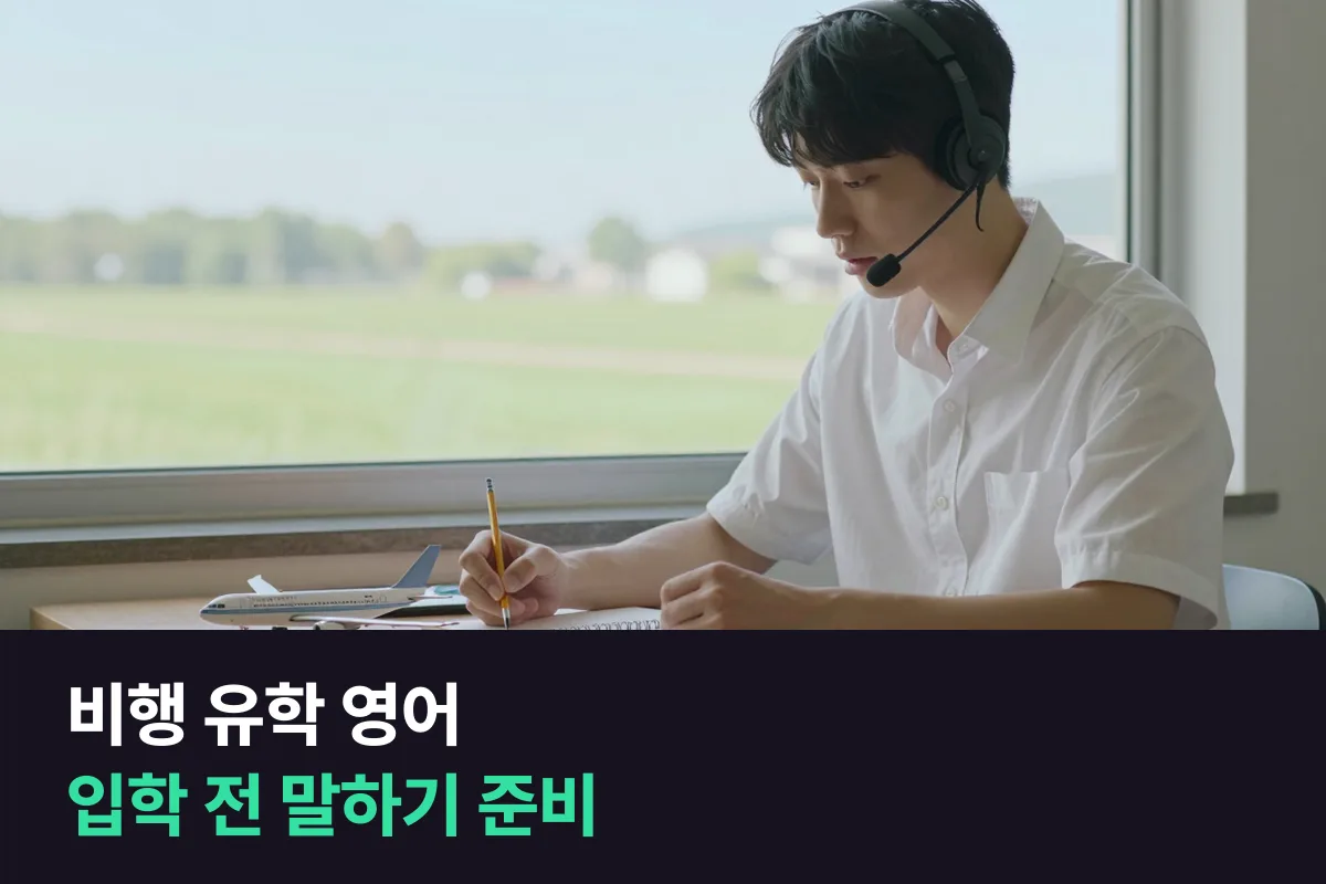 해외 비행학교 입학을 앞둔 조종사 지망생, 말하기는 어떻게 준비할까요?