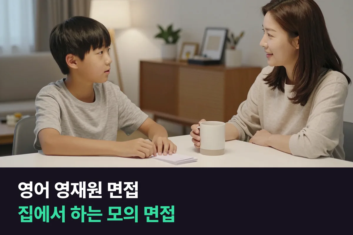 영어 영재원 면접에서 부모는 묻고 기다리고, 고치는 건 강사에게 맡기세요