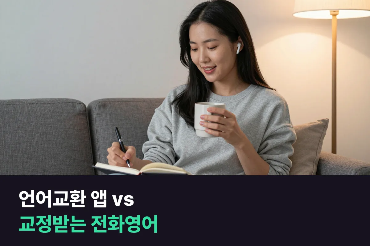 헬로톡·탠덤 언어교환과 1:1 전화영어, 교정받는 대화가 필요할 때 고르는 법