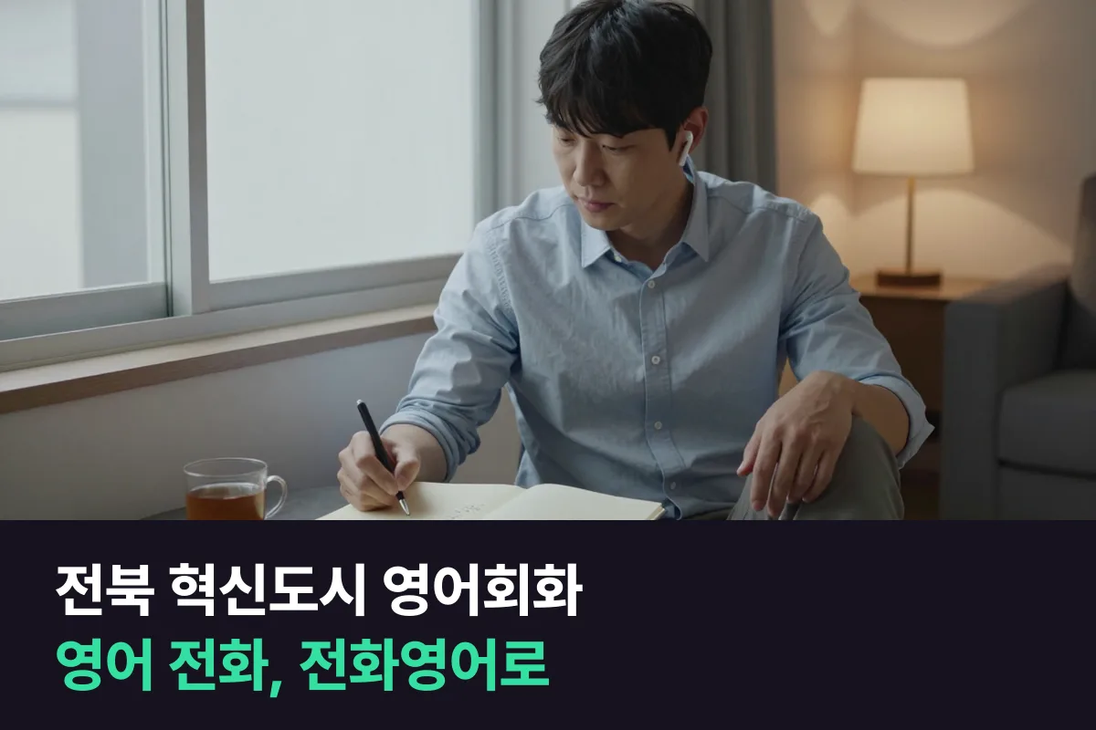 전북 혁신도시 공공기관 직장인이 영어회화 중 전화 응대를 전화영어로 준비하기