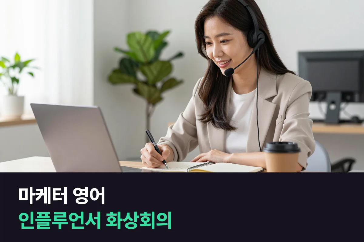 마케터 영어로 해외 인플루언서와 협업 화상회의를 할 때 물어볼 질문과 4주 연습 계획