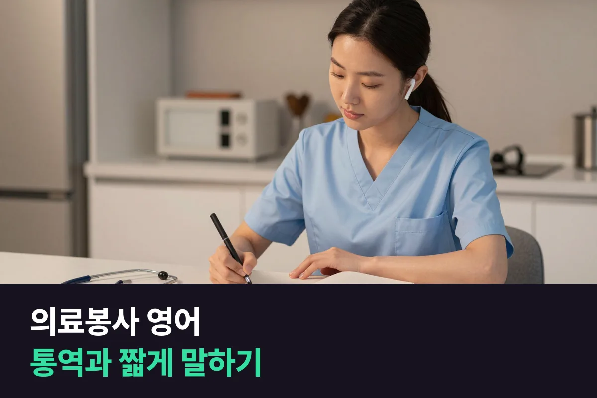 해외 의료봉사를 떠나는 의사·간호사·약사는 진료 현장 영어를 어떻게 준비할까요?