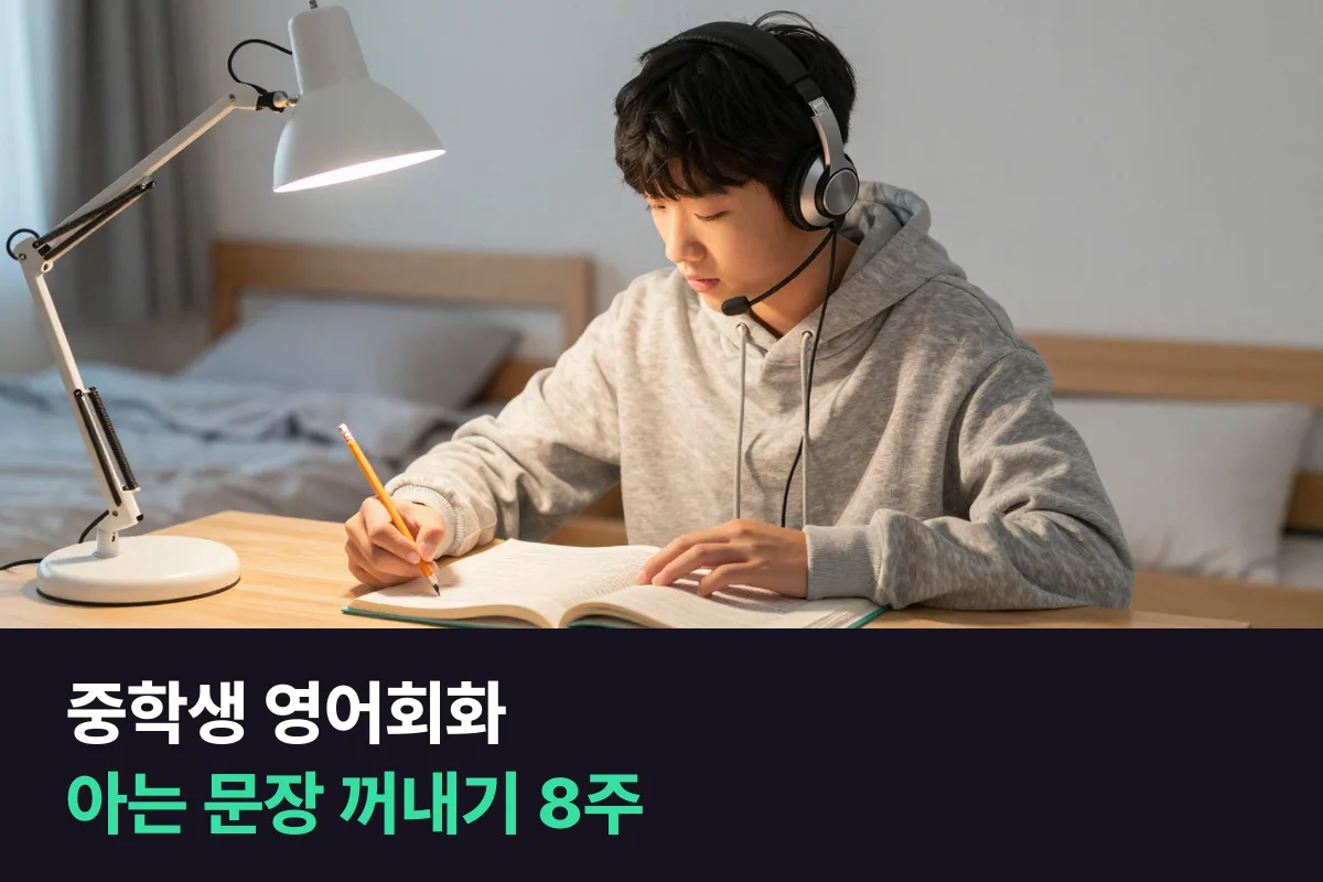 중학생이 내신 점수는 나오는데 영어회화는 왜 못 할까요?
