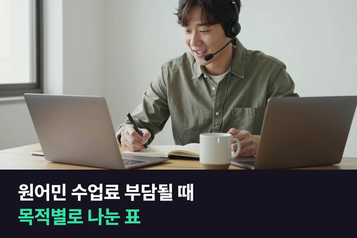 원어민 화상영어 수업료가 부담될 때 목적별로 어떤 대안이 맞는지 나눠 봤어요