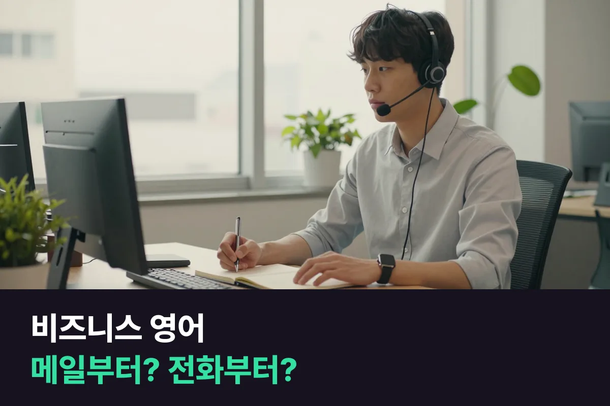 신입 직장인 비즈니스 영어 공부 순서는 이메일 첨삭과 전화 롤플레이 중 무엇부터 할까요?