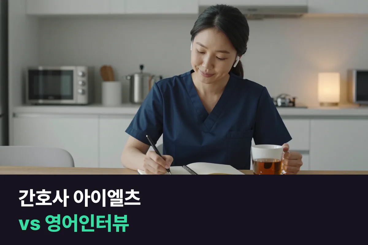 해외취업을 준비하는 간호사는 아이엘츠 스피킹 과정과 영어인터뷰 과정 중 무엇부터 들어야 할까요?