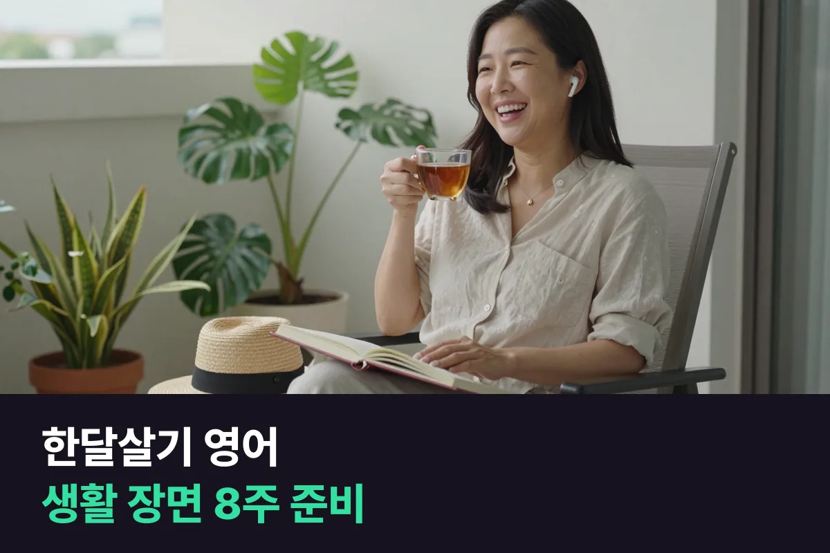 한달살기 영어는 여행 영어 말고 '생활 영어'를 준비하세요