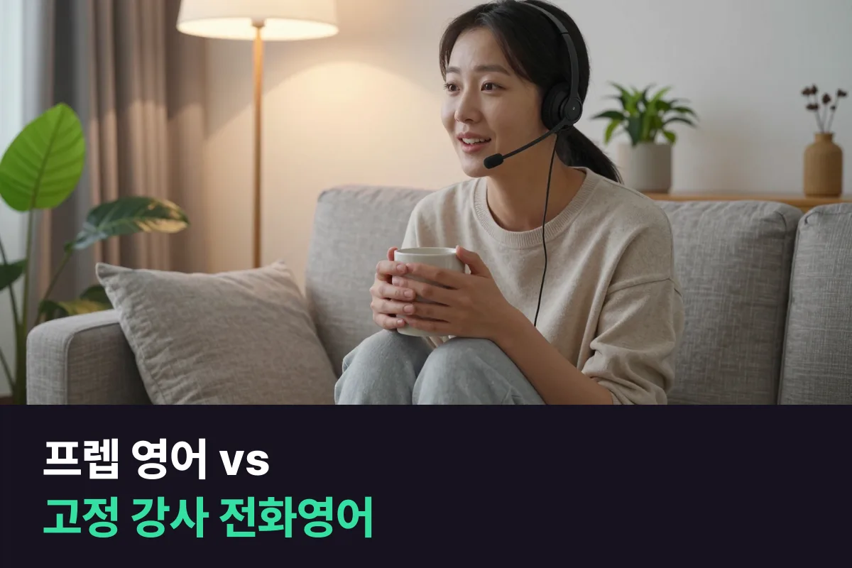 프렙(Preply) 같은 강사 장터와 고정 강사 전화영어, 성인 회화 기준으로 비교했어요