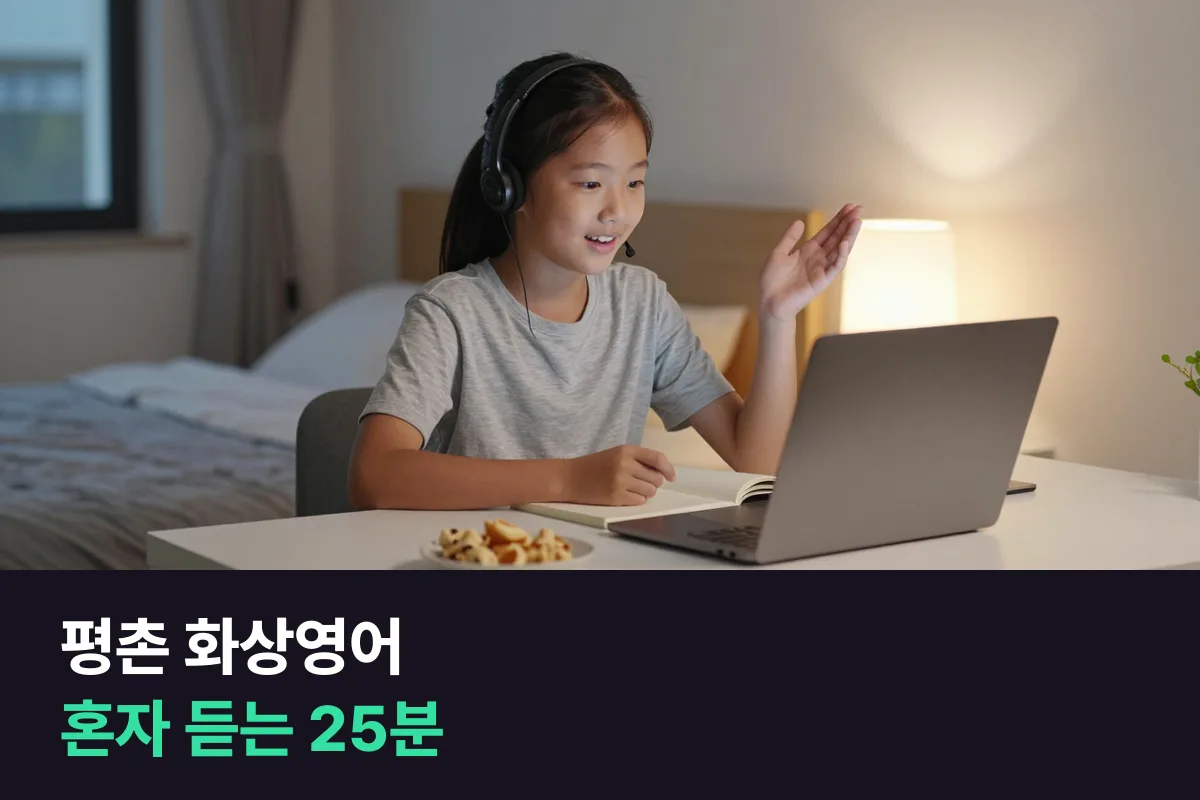 평촌 화상영어로 부모가 집에 없을 때 초등 아이 혼자 수업 듣게 하는 법