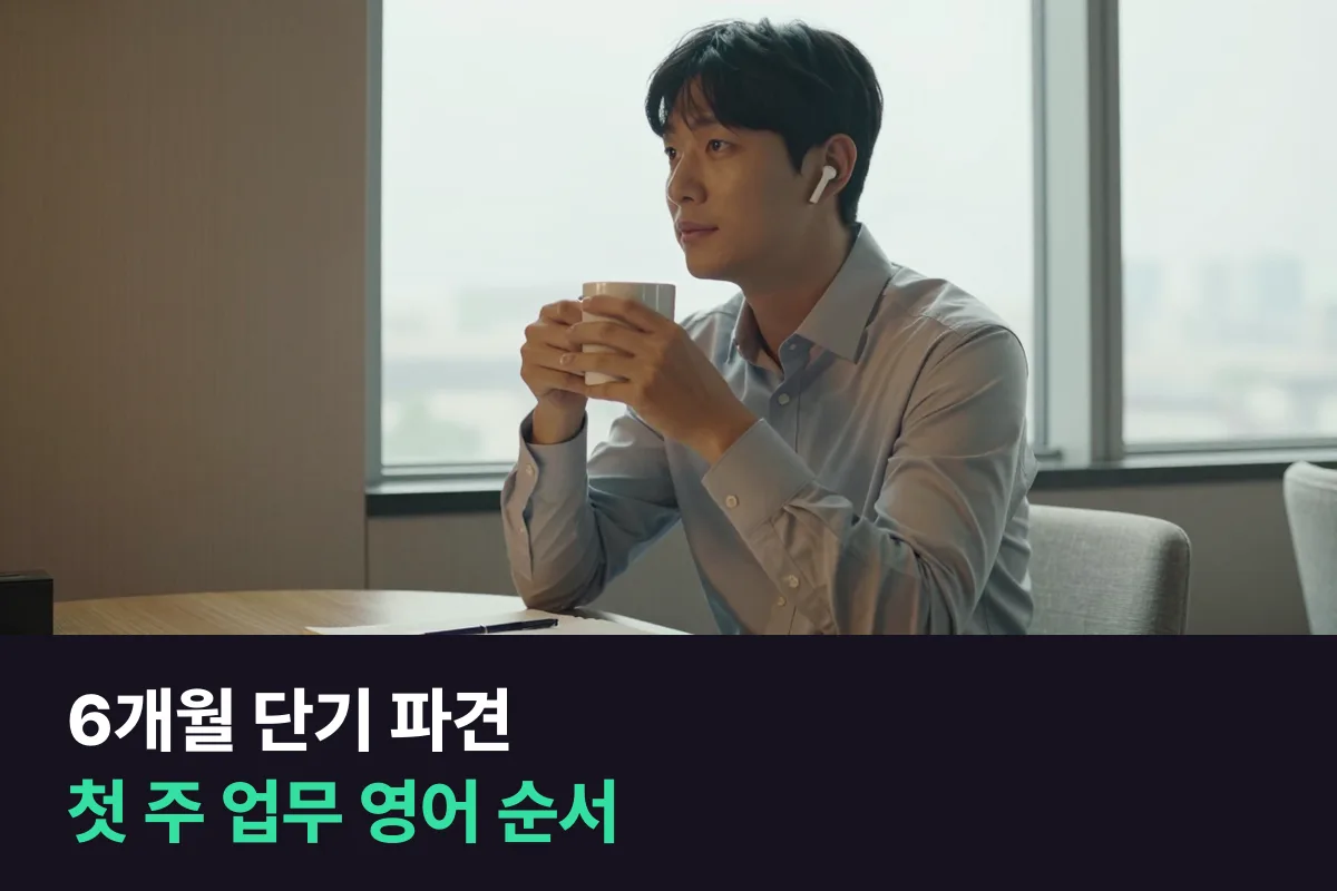 해외 지사로 6개월 단기 파견을 가는 30대 직장인이라면 첫 주 업무 영어부터 이 순서로 준비해요