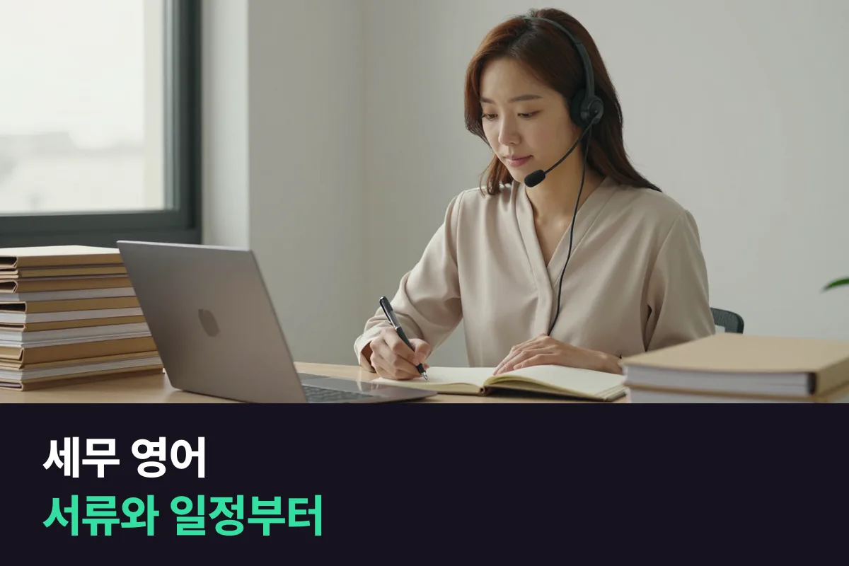 외국인 고객의 세금 신고를 돕는 세무사무소 직원은 영어로 무엇을 준비해야 할까요?