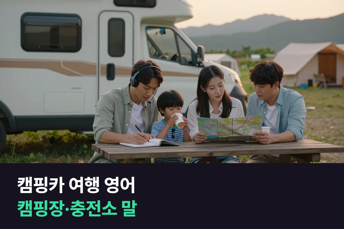 미국·뉴질랜드 캠핑카 여행을 떠나는 가족은 캠핑장·충전소 영어를 어떻게 준비할까요?