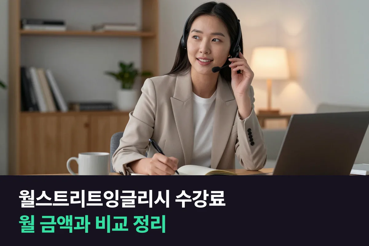 월스트리트잉글리시 수강료는 월 30만원대부터예요, 상담 전에 볼 것을 정리했어요
